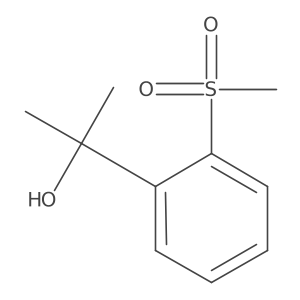 2-(2-Methanesulfonylphenyl)propan-2-ol结构式