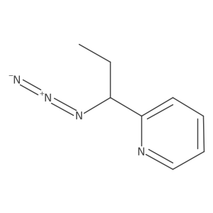 2-(1-Azidopropyl)pyridine结构式