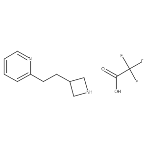 2-(2-(Azetidin-3-yl)ethyl)pyridine 2,2,2-trifluoroacetate Structure