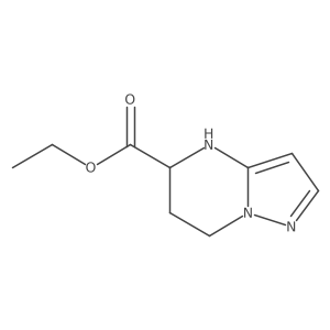 ethyl 4H,5H,6H,7H-pyrazolo[1,5-a]pyrimidine-5-carboxylate结构式