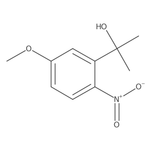 2-(5-Methoxy-2-nitrophenyl)propan-2-ol结构式