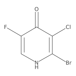 2-Bromo-3-chloro-5-fluoropyridin-4-ol Structure