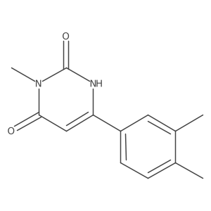 6-(3,4-Dimethylphenyl)-3-methyl-1,2,3,4-tetrahydropyrimidine-2,4-dione Structure