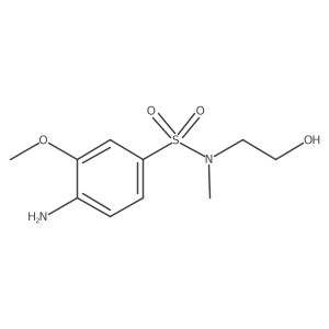 4-amino-N-(2-hydroxyethyl)-3-methoxy-N-methylbenzenesulfonamide Structure