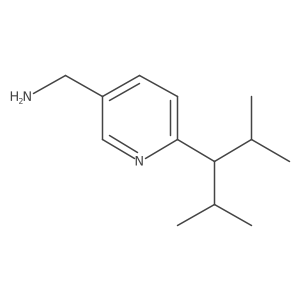[6-(2,4-Dimethylpentan-3-yl)pyridin-3-yl]methanamine结构式