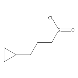 3-Cyclopropylpropane-1-sulfinyl chloride Structure