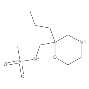 N-[(2-propylmorpholin-2-yl)methyl]methanesulfonamide Structure