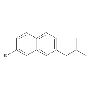 7-(2-Methylpropyl)naphthalen-2-ol Structure