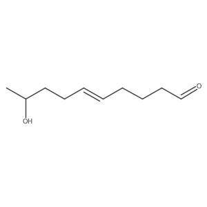 (5Z,9S)-9-Hydroxy-5-decenal结构式