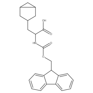 3-{bicyclo[3.1.0]hexan-3-yl}-2-({[(9H-fluoren-9-yl)methoxy]carbonyl}amino)propanoic acid结构式