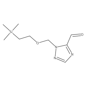 2-(2-Trimethylsilylethoxymethyl)-1,2,4-triazole-3-carbaldehyde结构式