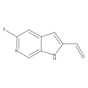 5-fluoro-1H-pyrrolo[2,3-c]pyridine-2-carbaldehyde结构式