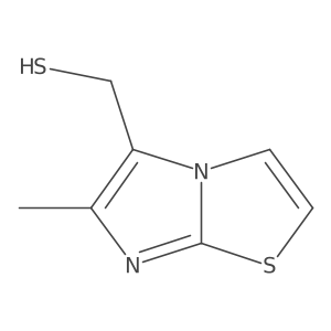 {6-Methylimidazo[2,1-b][1,3]thiazol-5-yl}methanethiol Structure