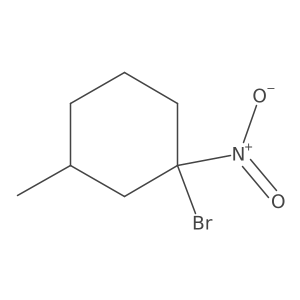 1-Bromo-3-methyl-1-nitrocyclohexane Structure
