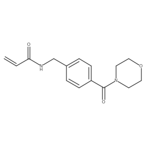 N-[[4-(Morpholine-4-carbonyl)phenyl]methyl]prop-2-enamide Structure