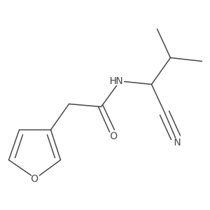 N-[(1R)-1-cyano-2-methylpropyl]-2-(furan-3-yl)acetamide Structure