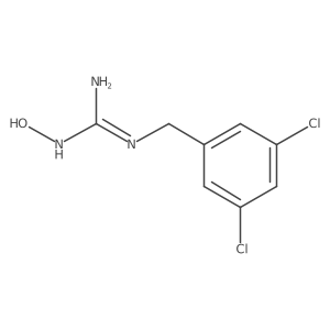 N-[(3,5-Dichlorophenyl)methyl]-Na(2)-hydroxyguanidine Structure