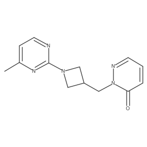 2-{[1-(4-Methylpyrimidin-2-yl)azetidin-3-yl]methyl}-2,3-dihydropyridazin-3-one Structure