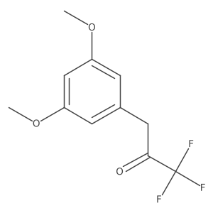 3-(3,5-Dimethoxyphenyl)-1,1,1-trifluoropropan-2-one Structure