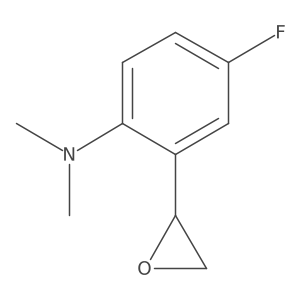 4-fluoro-N,N-dimethyl-2-[(2S)-oxiran-2-yl]aniline Structure