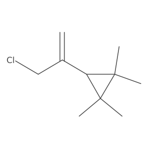 3-(3-Chloroprop-1-en-2-yl)-1,1,2,2-tetramethylcyclopropane Structure