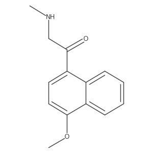1-(4-Methoxynaphthalen-1-yl)-2-(methylamino)ethan-1-one Structure