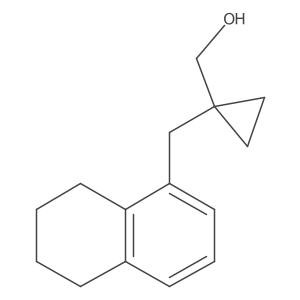 {1-[(5,6,7,8-Tetrahydronaphthalen-1-yl)methyl]cyclopropyl}methanol结构式