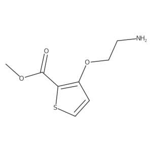 Methyl 3-(2-aminoethoxy)thiophene-2-carboxylate Structure