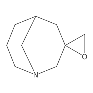 1-Azaspiro[bicyclo[3.3.1]nonane-3,2'-oxirane]结构式