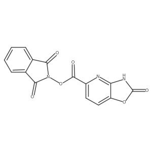 1,3-dioxo-2,3-dihydro-1H-isoindol-2-yl 2-oxo-2H,3H-[1,3]oxazolo[4,5-b]pyridine-5-carboxylate Structure