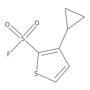 3-Cyclopropylthiophene-2-sulfonyl fluoride Structure