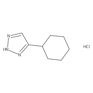 4-Cyclohexyl-2H-triazole;hydrochloride Structure