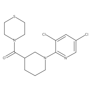 4-[1-(3,5-Dichloropyridin-2-yl)piperidine-3-carbonyl]thiomorpholine Structure