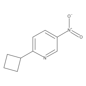 2-Cyclobutyl-5-nitropyridine Structure