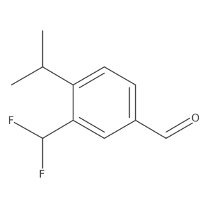 3-(Difluoromethyl)-4-isopropylbenzaldehyde结构式