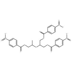 1,3-Propanediol, 2-(2-hydroxy-1-methylethoxy)-, tris(p-nitrobenzoate), (R)-结构式