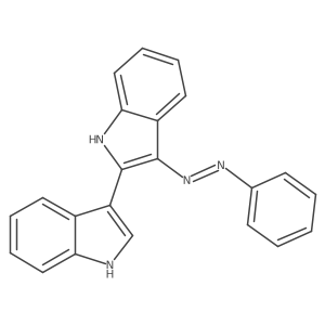 2-(1H-Indol-3-yl)-3H-indol-3-one 2-phenylhydrazone Structure