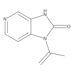 1-isopropenyl-1,3-dihydro-2H-imidazo[4,5-c]pyridin-2-one Structure