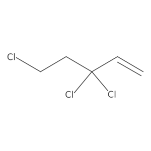1-Pentene, 3,3,5-trichloro-结构式