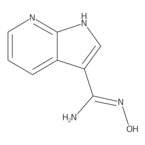N-Hydroxy-1H-pyrrolo[2,3-b]pyridine-3-carboximidamide Structure