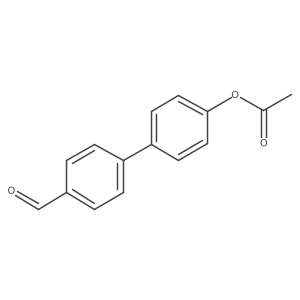 4'-Formylbiphenyl-4-yl acetate结构式