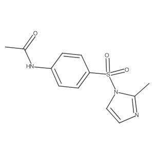 N-{4-[(2-methyl-1H-imidazol-1-yl)sulfonyl]phenyl}acetamide Structure