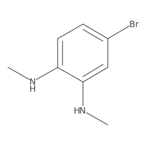 4-bromo-N1,N2-dimethylbenzene-1,2-diamine Structure