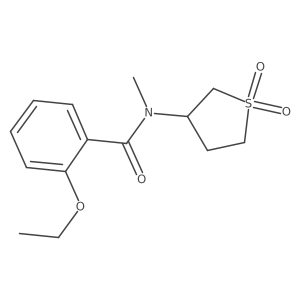 N-(1,1-dioxidotetrahydrothiophen-3-yl)-2-ethoxy-N-methylbenzamide Structure