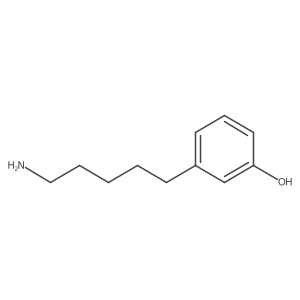 3-(5-Aminopentyl)phenol结构式