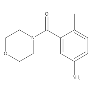 4-Methyl-3-(morpholine-4-carbonyl)aniline Structure