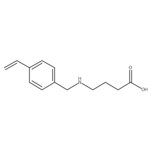 4-n-(Vinylbenzyl)aminobutyric acid结构式