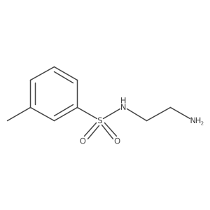 N-(2-aminoethyl)-3-methylbenzenesulfonamide结构式