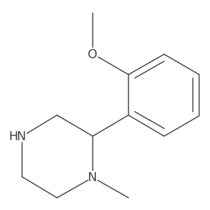 2-(2-Methoxyphenyl)-1-methylpiperazine Structure