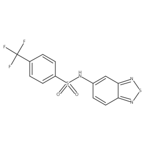 N-(2,1,3-benzothiadiazol-5-yl)-4-(trifluoromethyl)benzenesulfonamide Structure